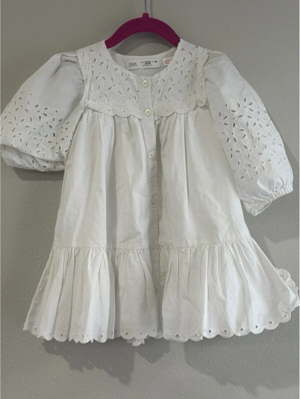 Two Zara Dresses 18-24 Months and 2-3T, Bohemian and Floral, Bundle EUC